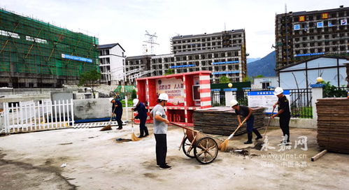 我縣在建工程全力開展生產自救，有序恢復建設施工